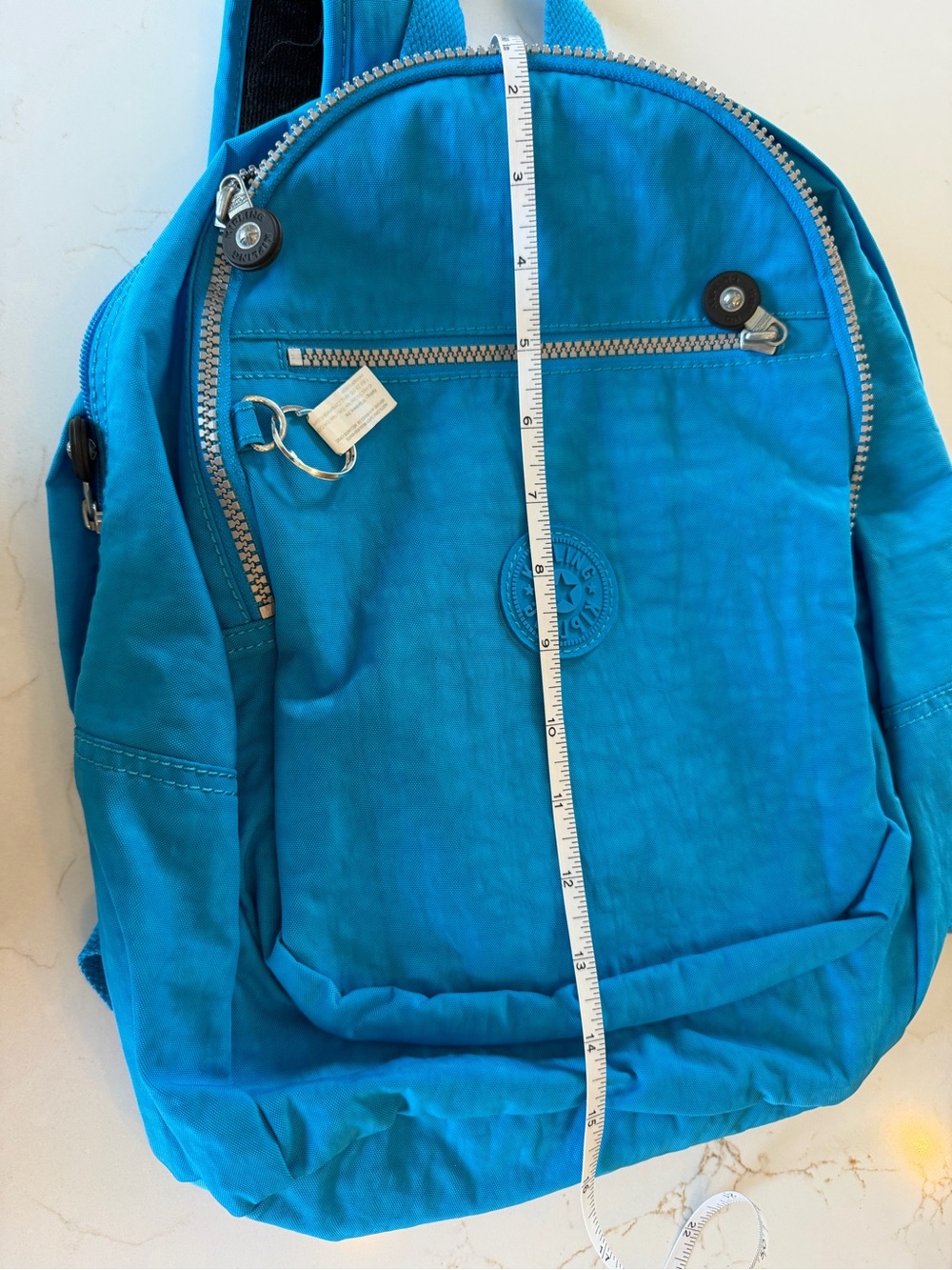NWT Kipling Vibrant Teal Backpack - Zipper Organization 0SFA - Picture 15 of 15